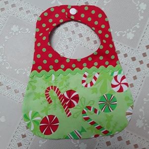 Christmas baby bib.